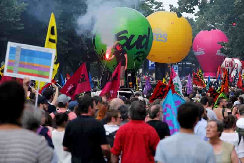 Onzieme journee de mobilisation contre la loi travail