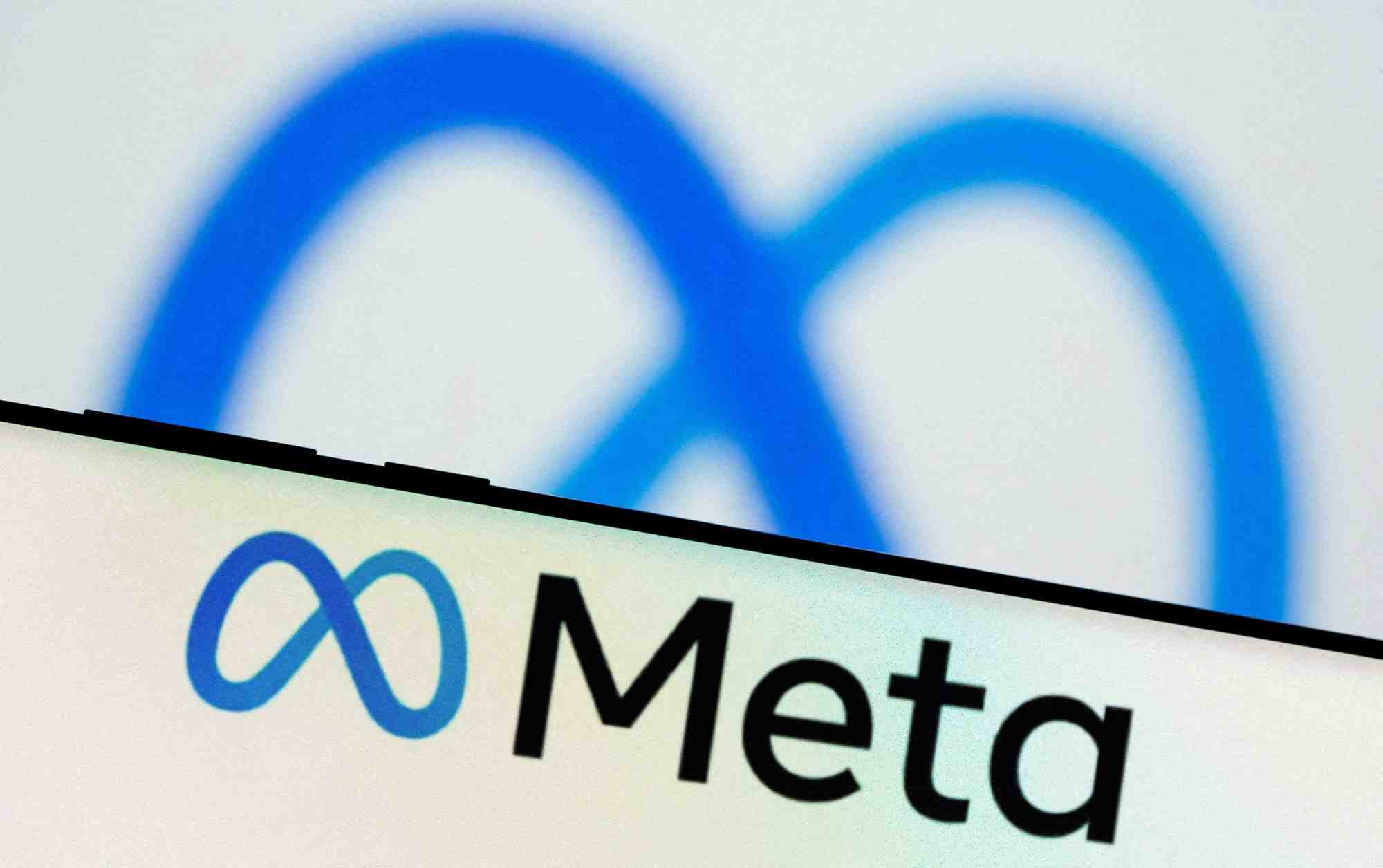 Illustration du logo de meta