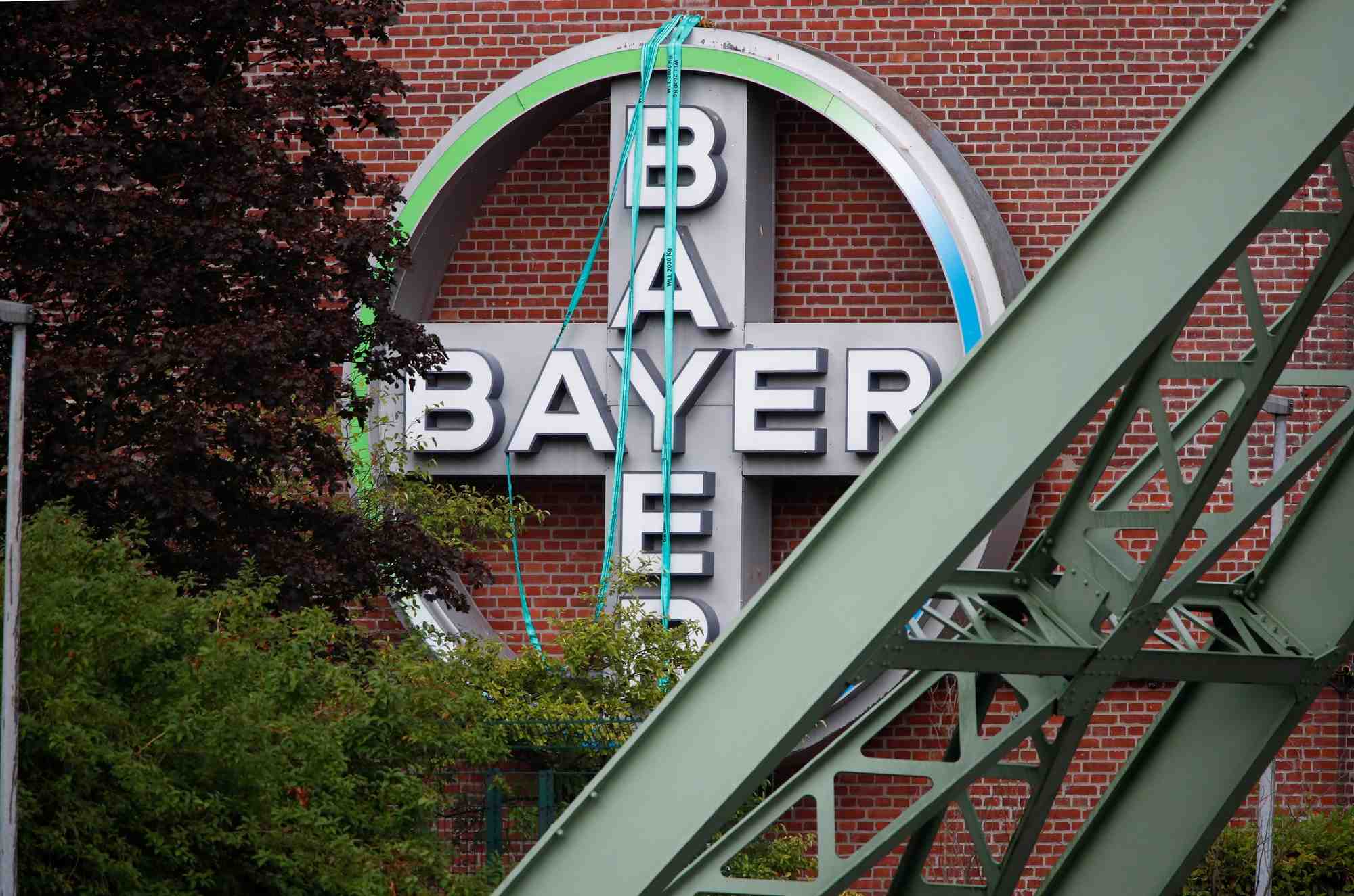 L'usine bayer de wuppertal, en allemagne