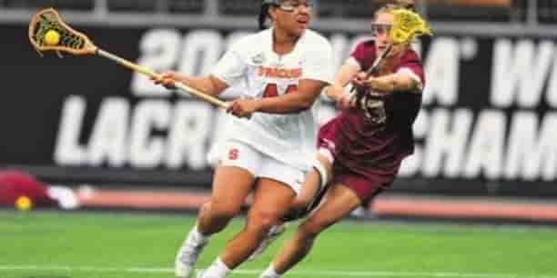 Match universitaire de Lacrosse aux États-Unis.