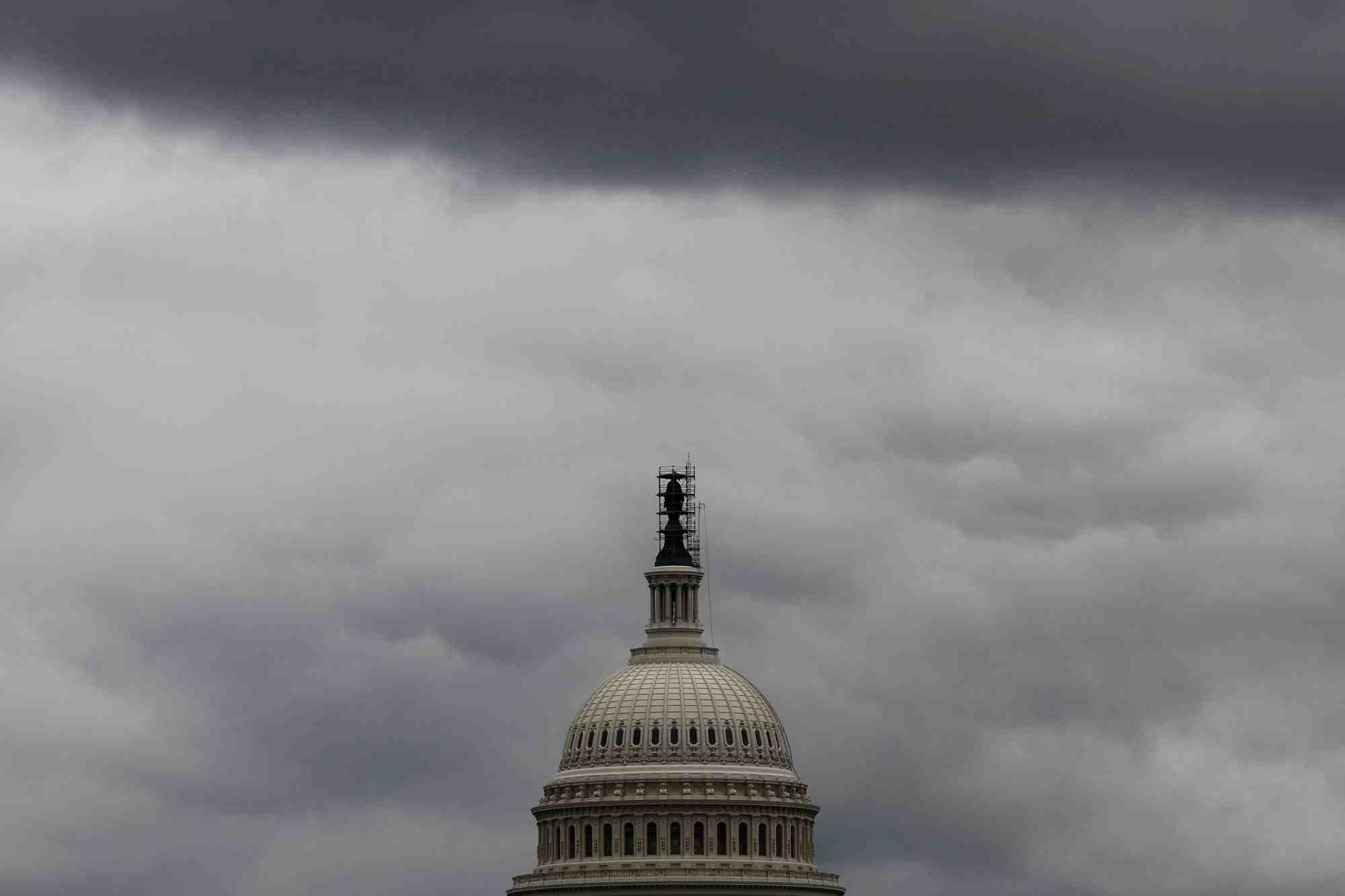 A general view of the u.s. capitol in washington