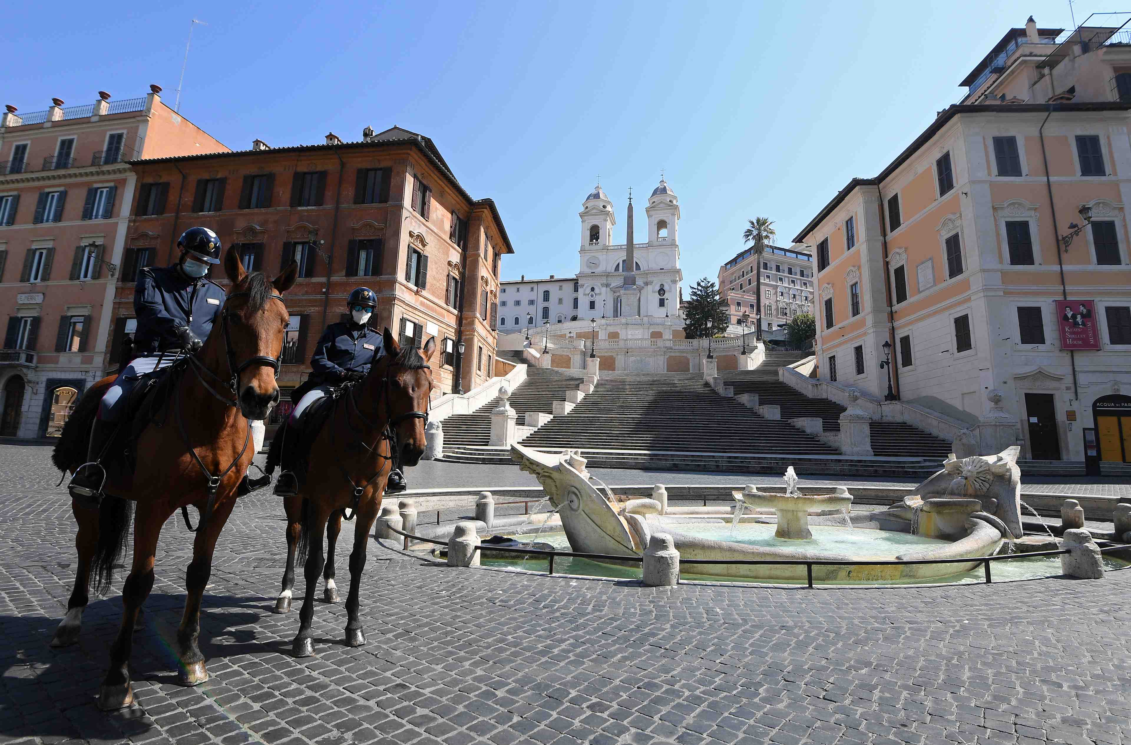 Rome prolonge le confinement jusqu'au 3 mai
