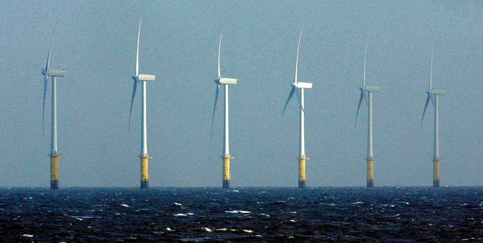 éoliennes, mer Irlande