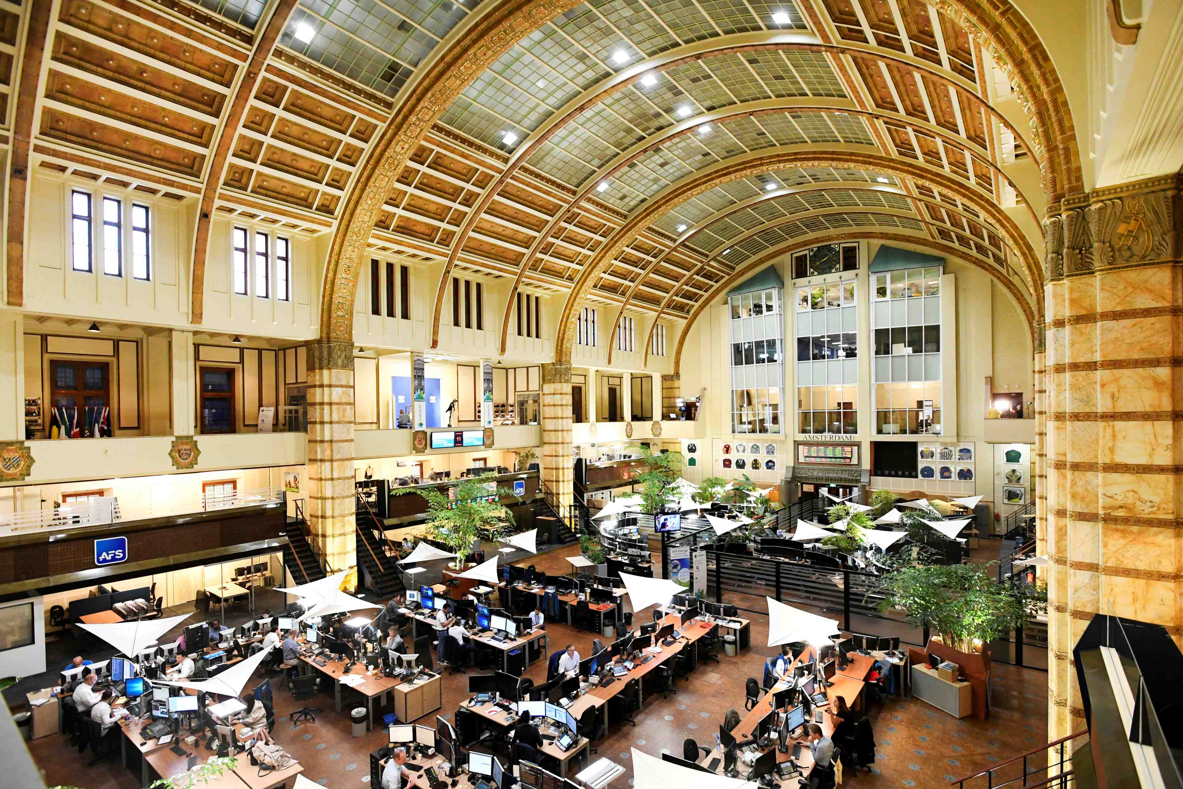 Les bourses europennes reculent en debut de seance