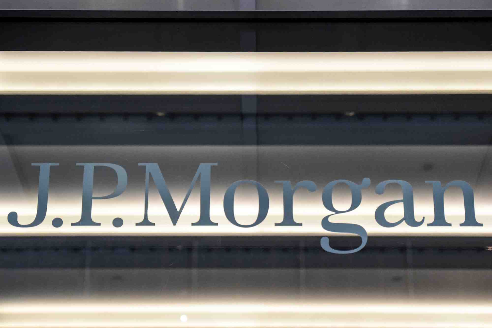 Le logo de j.p. morgan a new york