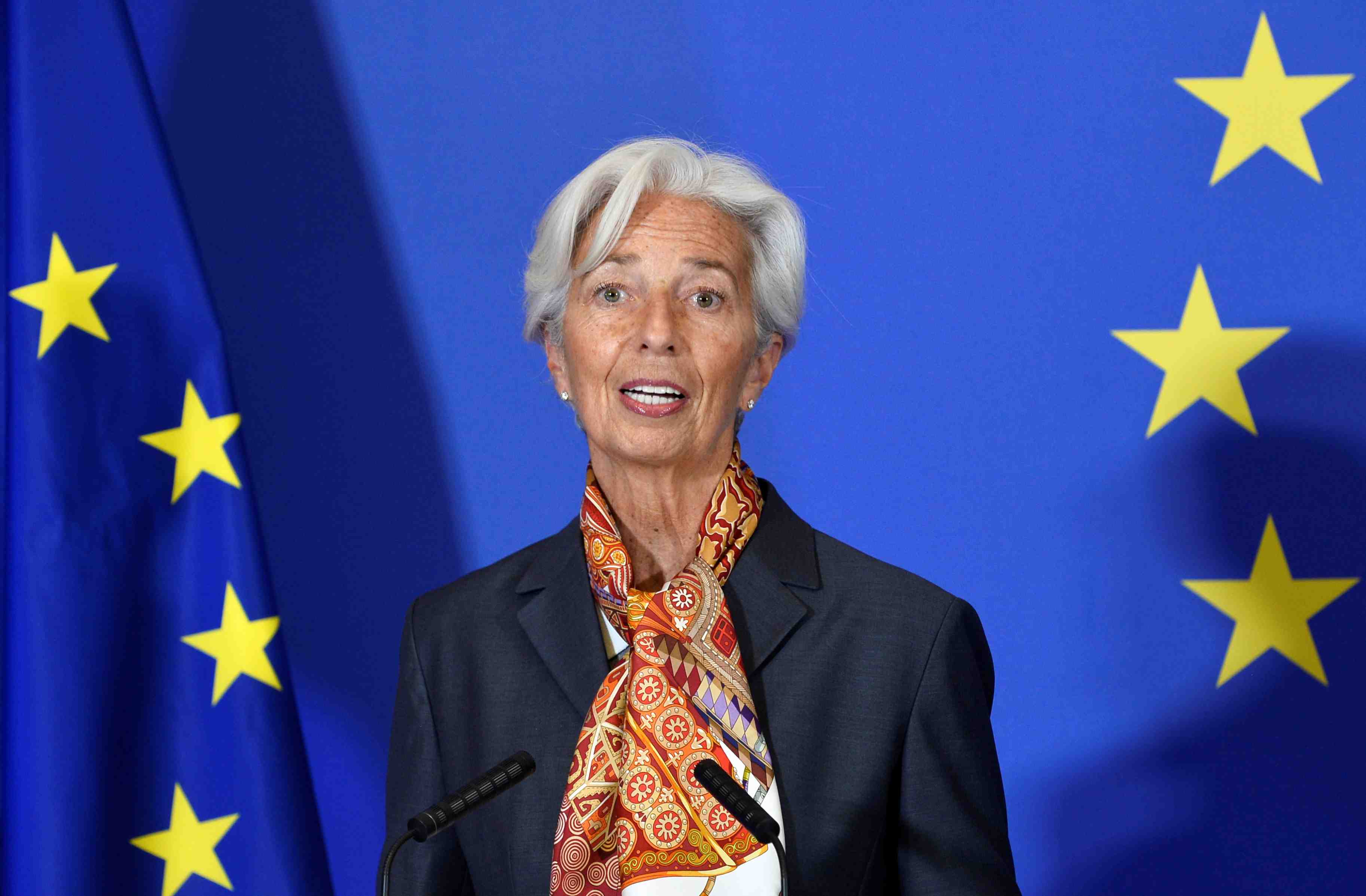 Lagarde (bce): la croissance en zone euro reste faible