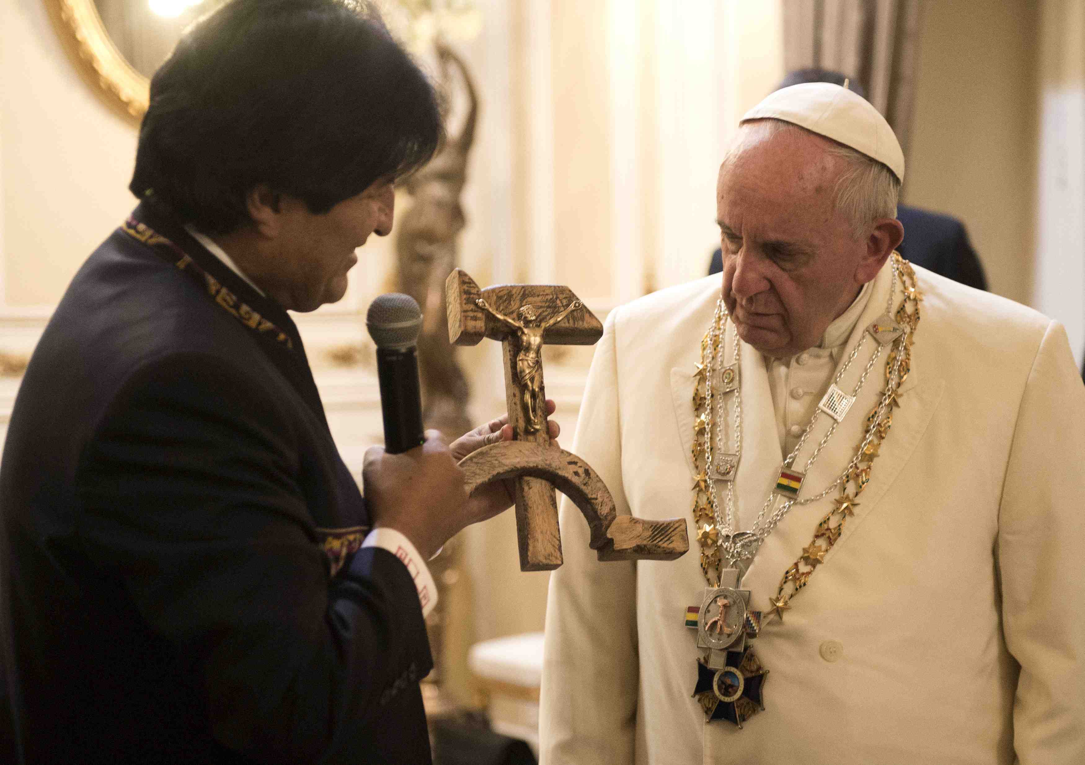 Le pape en bolivie