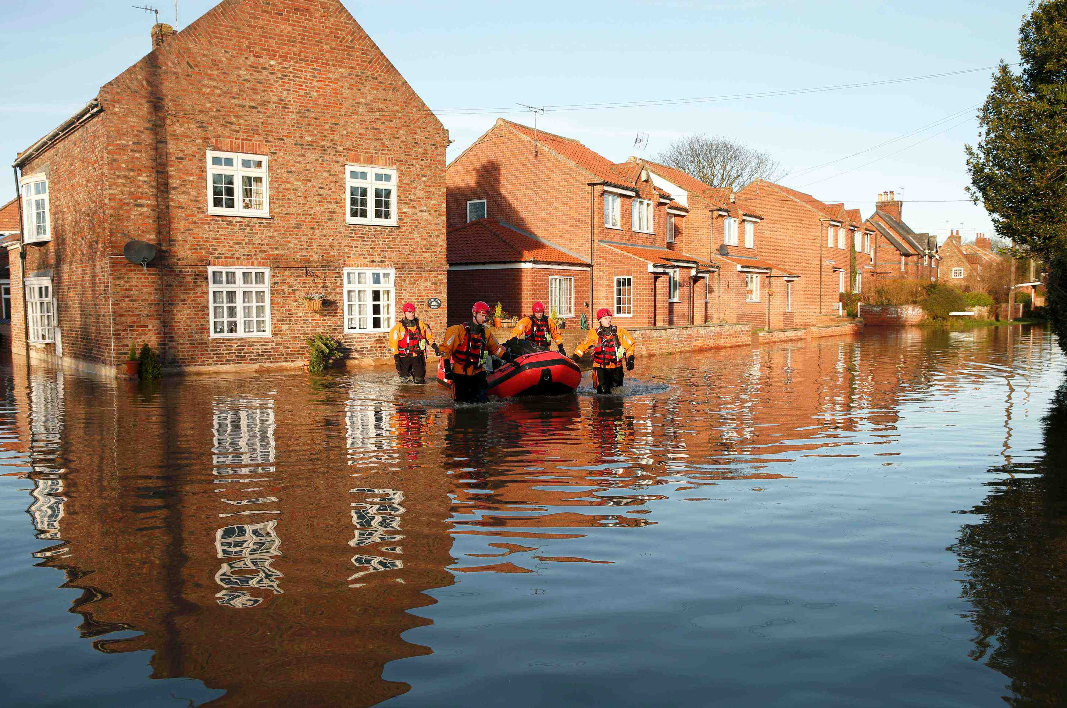 Inondations dans le nord de l'angleterre