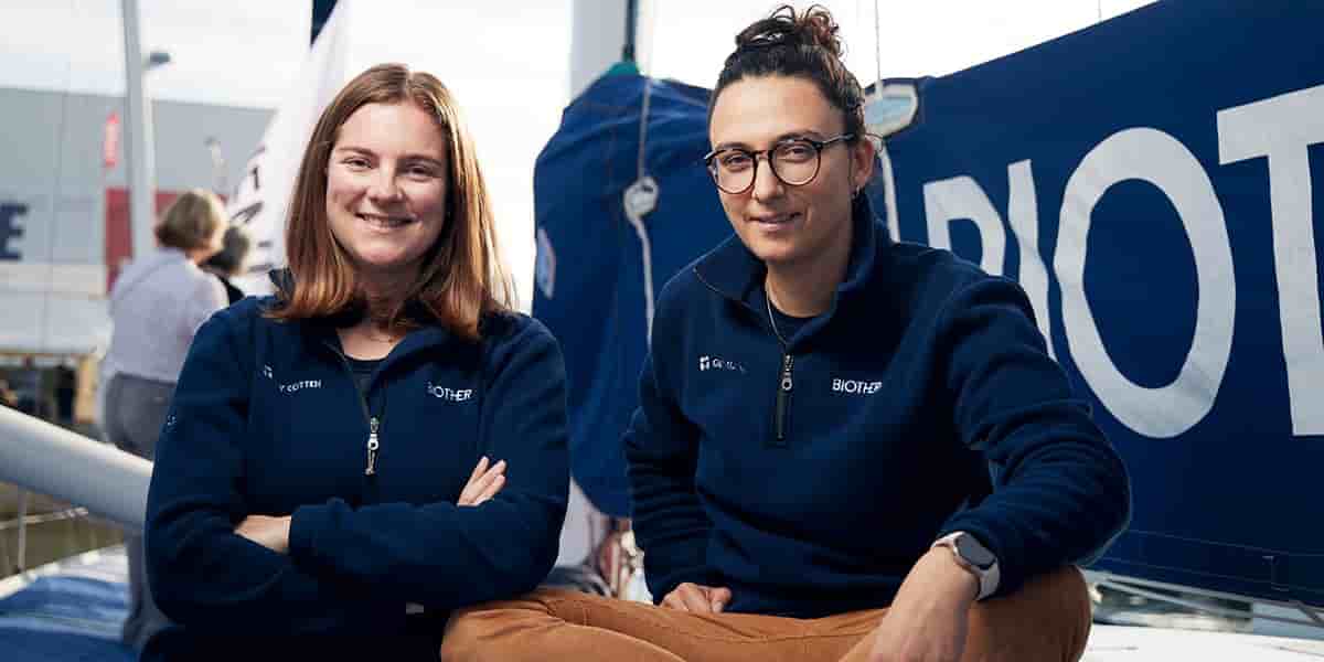 Marine Legendre et Alizée Vauquelin font partie de l'équipe Biotherm de Paul Meilhat.
