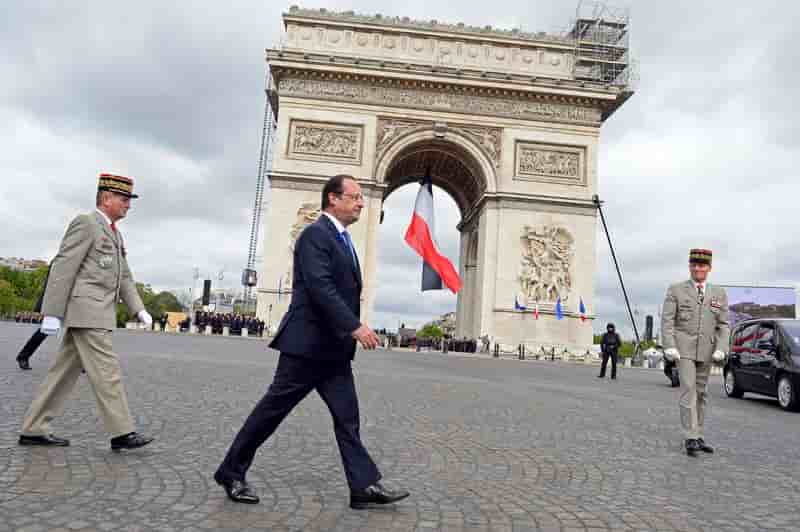 François Hollande fait du 8 mai un plaidoyer pour l'Europe