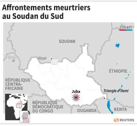 Affrontements meurtriers au soudan du sud