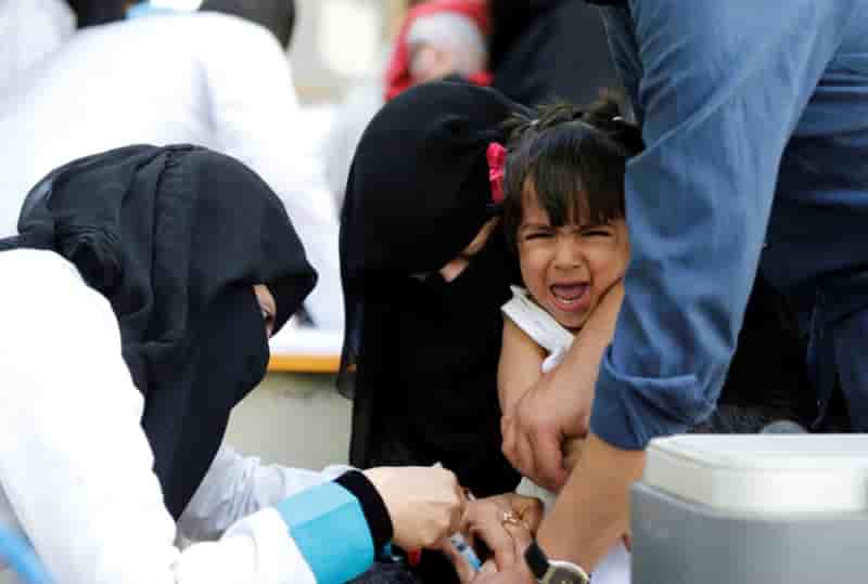 Campagne de vaccination contre le cholera lancee au yemen