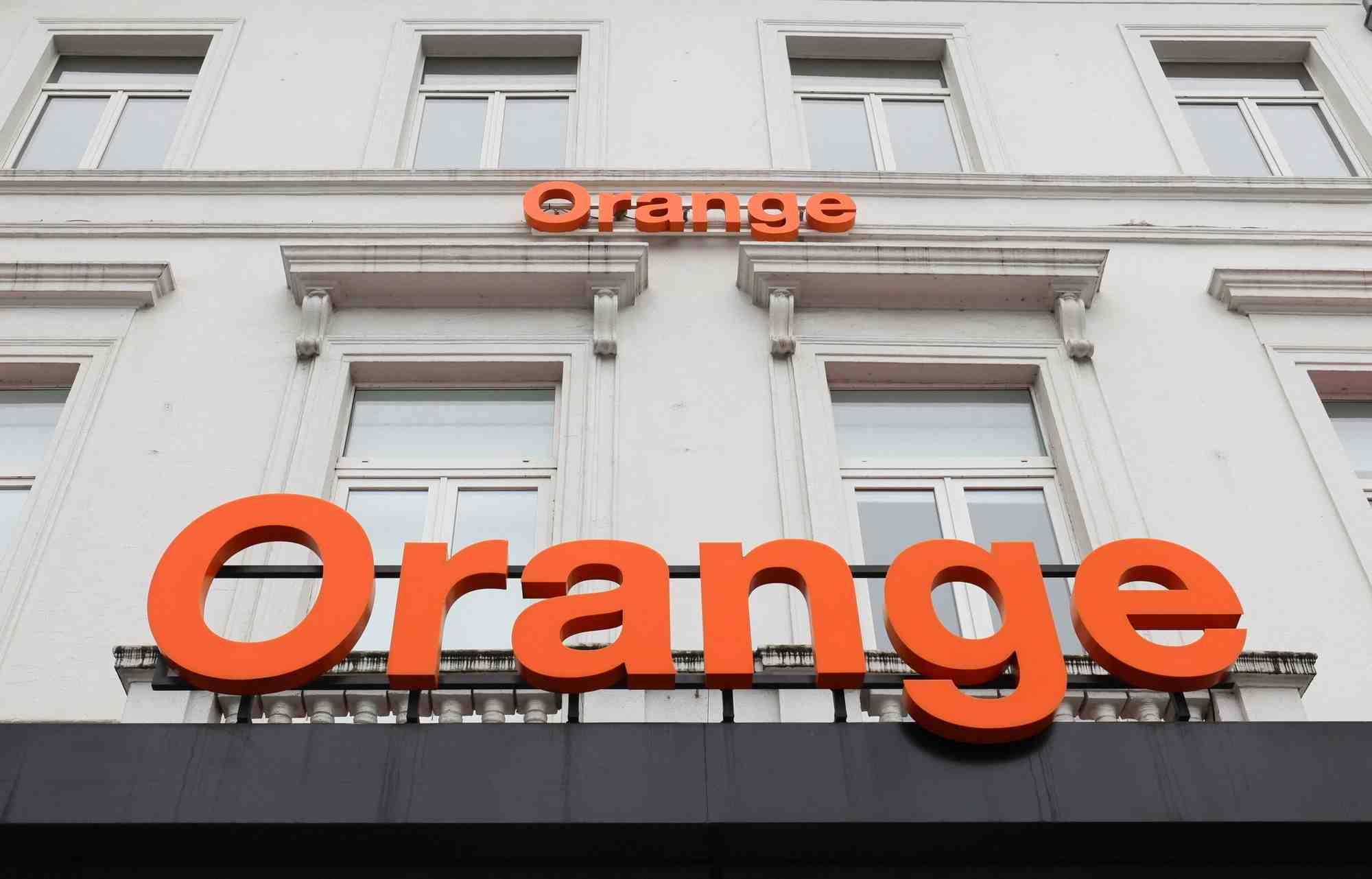 Le logo d'orange a bruxelles