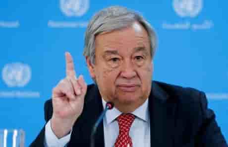 « Les barons des combustibles fossiles et ceux qui les soutiennent ont contribué à créer ce gâchis ; ils doivent soutenir ceux qui en souffrent », a déclaré Antonio Guterres.