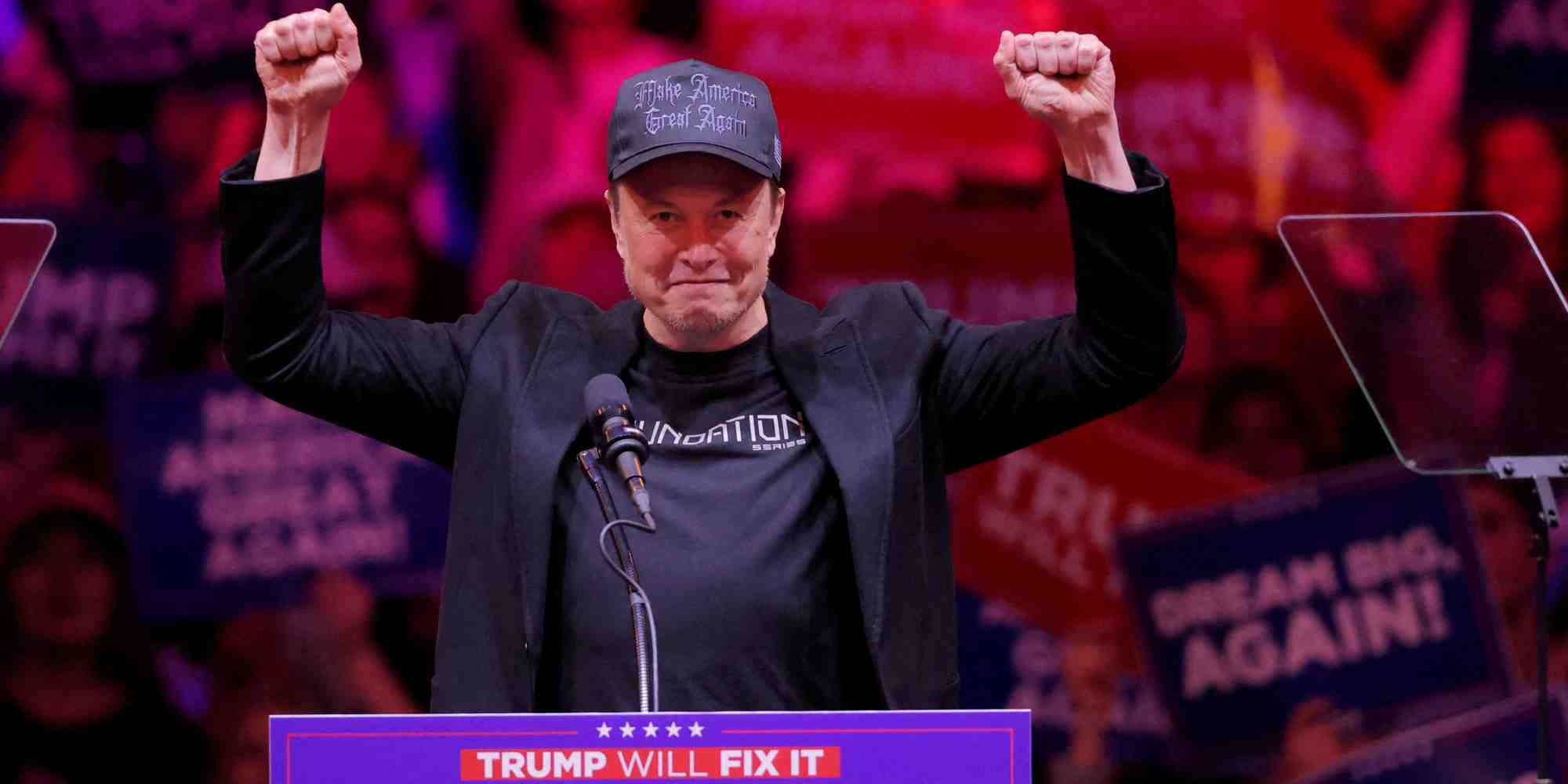 Longtemps démocrate, Elon Musk s'est rallié à Trump.