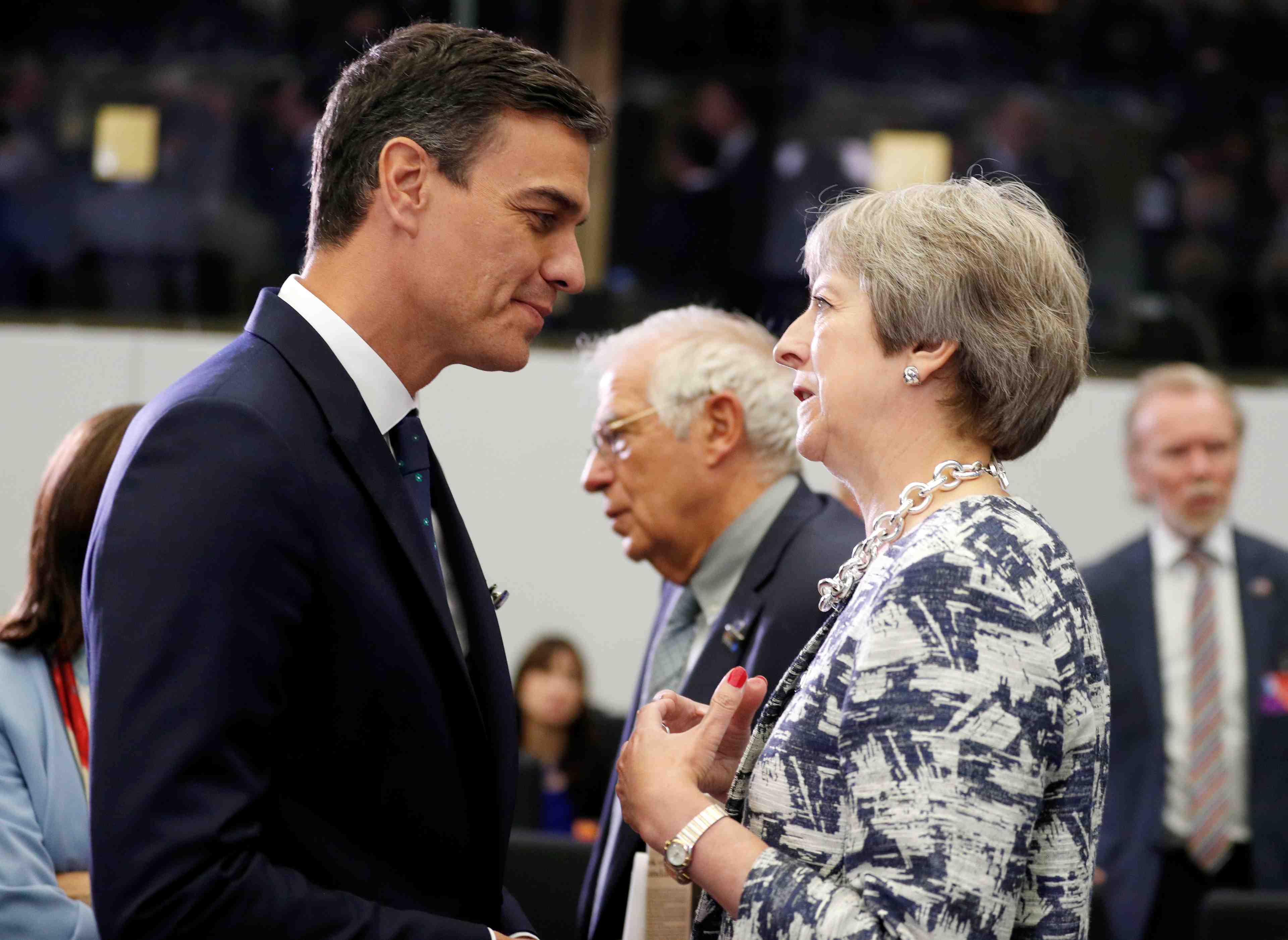 Entretien theresa may-pedro sanchez sur la question de gibraltar
