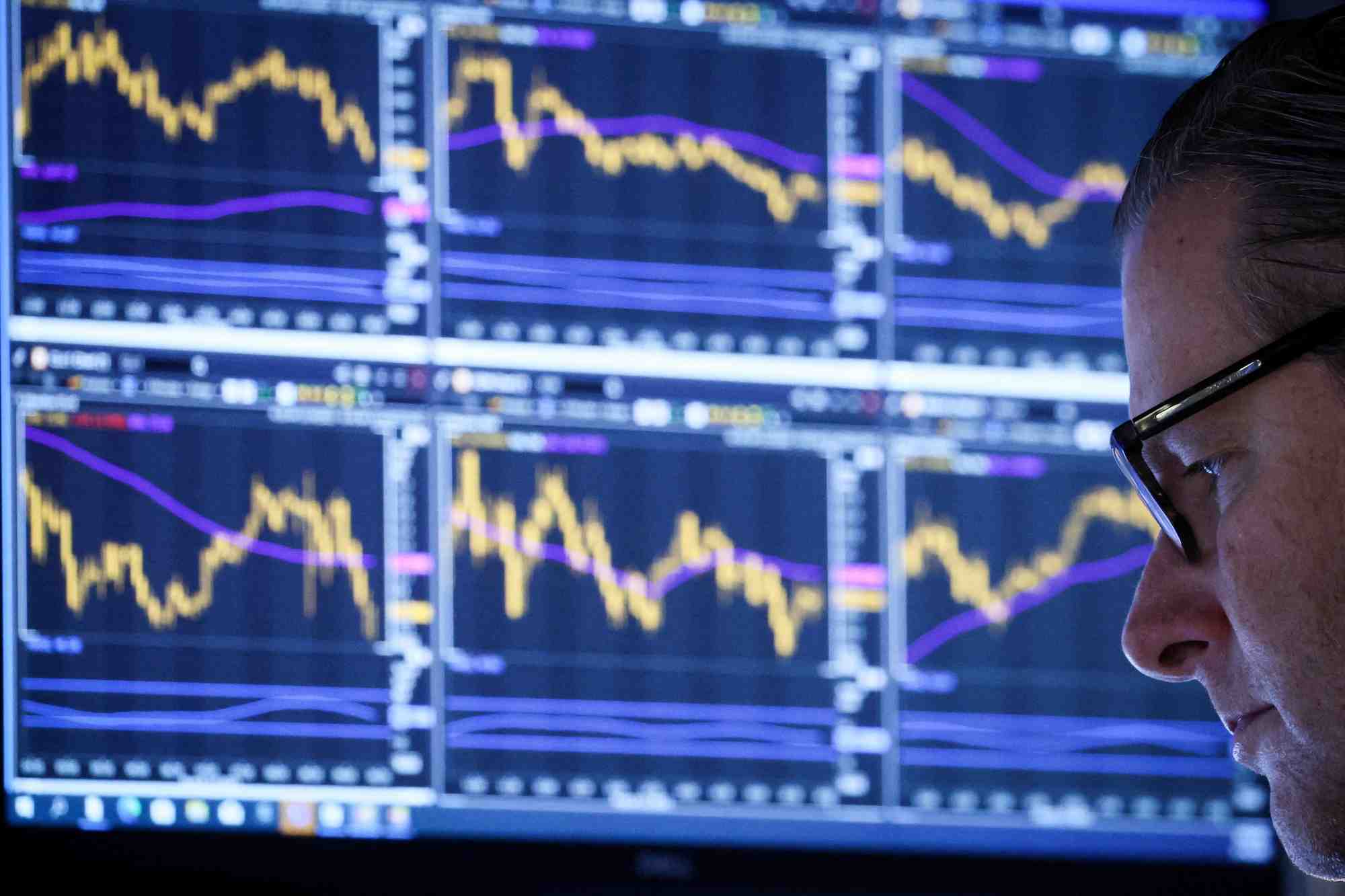 Un trader a wall street