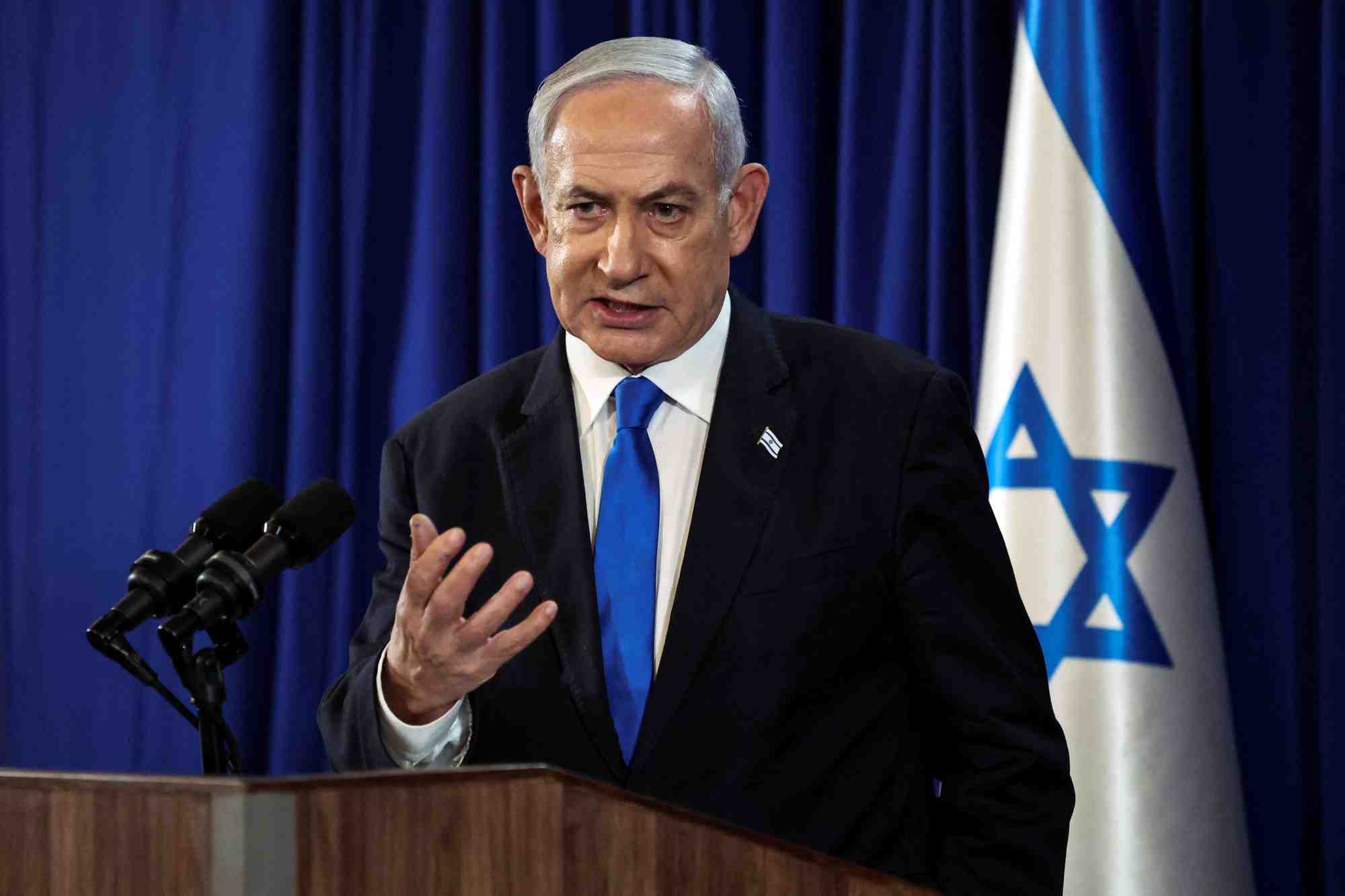 Le premier ministre israelien benjamin netanyahu