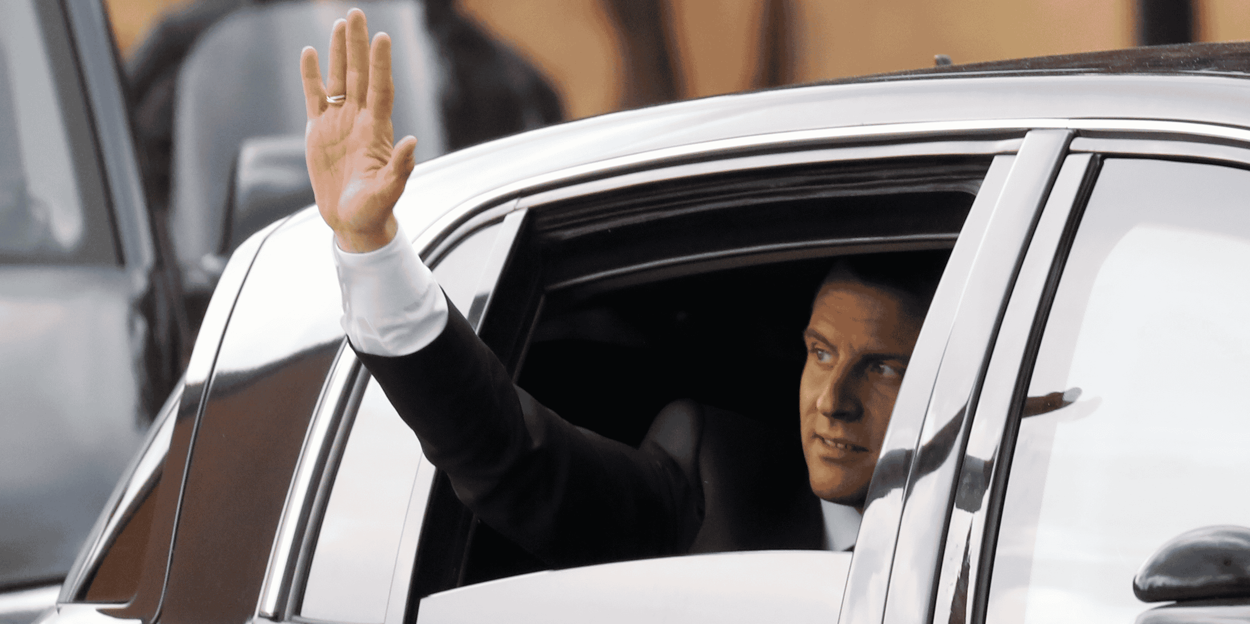 Emmanuel Macron à Berd'huis