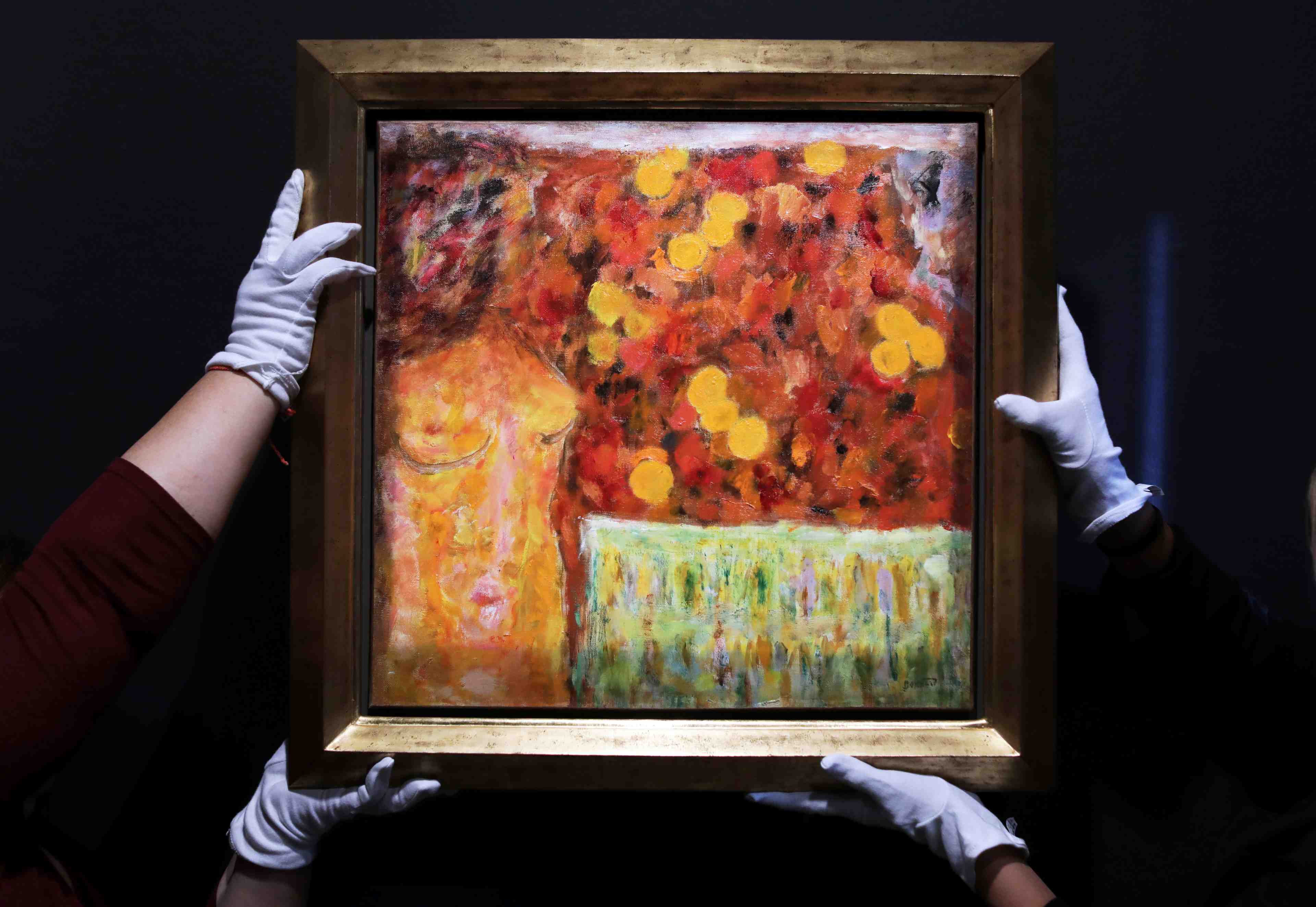 Un tableau meconnu de pierre bonnard, "nu orange", revient en france
