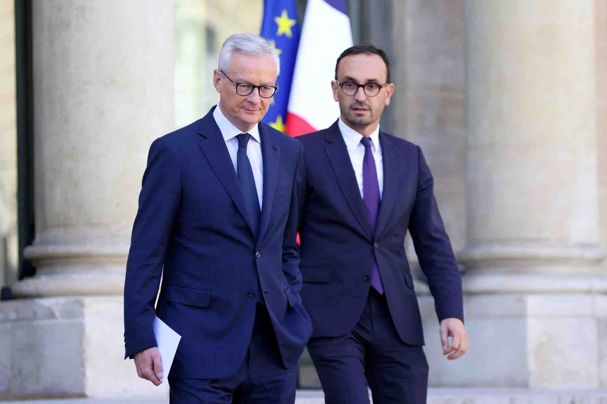 Bruno le maire et thomas cazenave