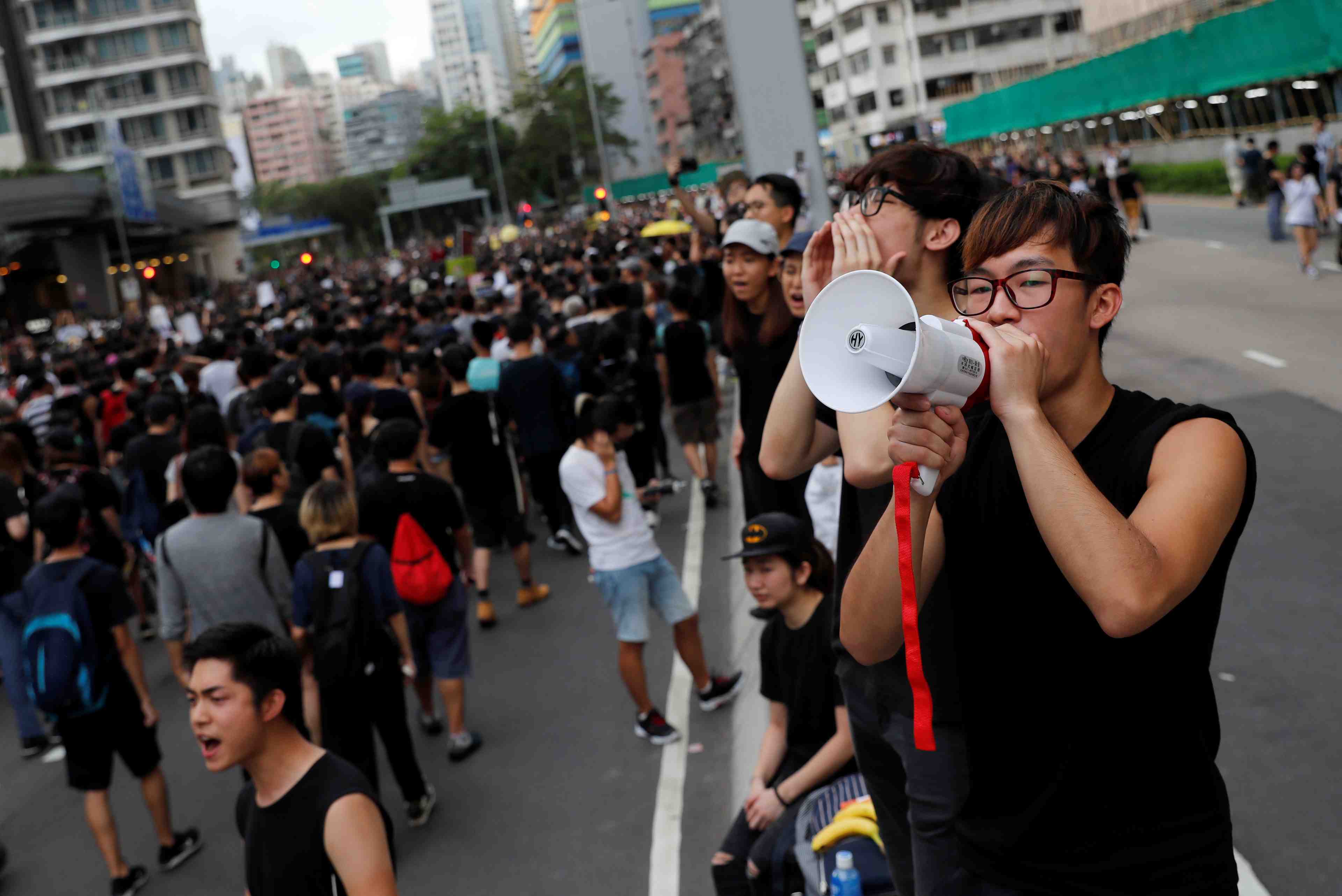 Nouveau grand rassemblement a hong kong contre la loi d'extradition