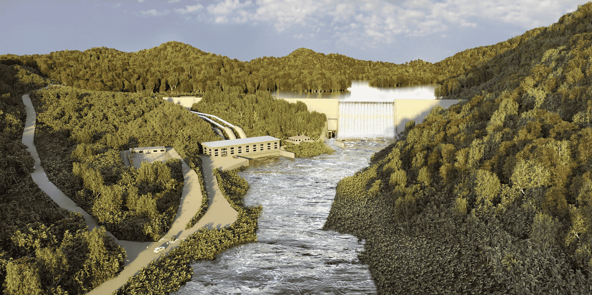barrage Kinguele gabon