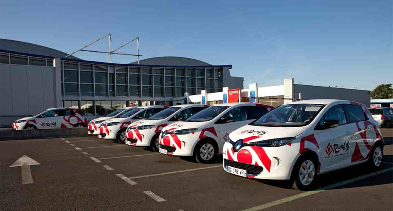 La Renault Zoé équipe le marche de Rungis.