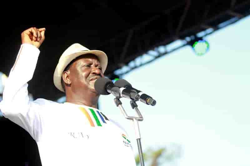 Raila odinga appelle ses partisans a manifester au kenya