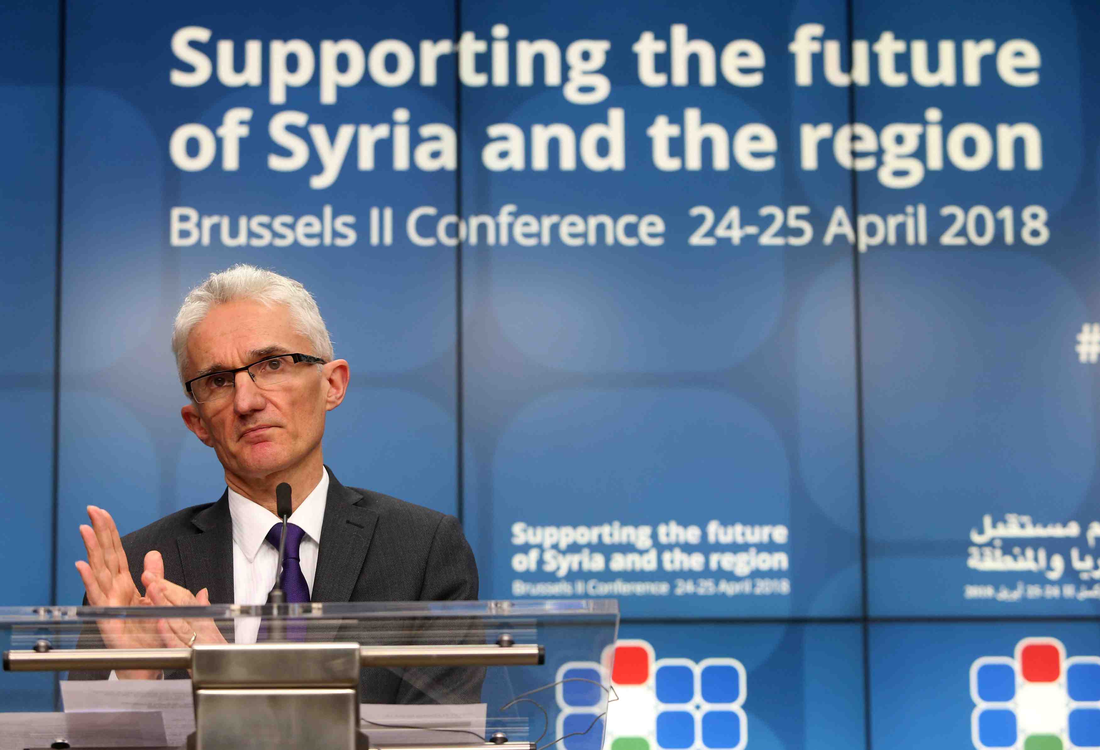 Syrie: dons en deca des attentes de l'onu a la reunion de bruxelles