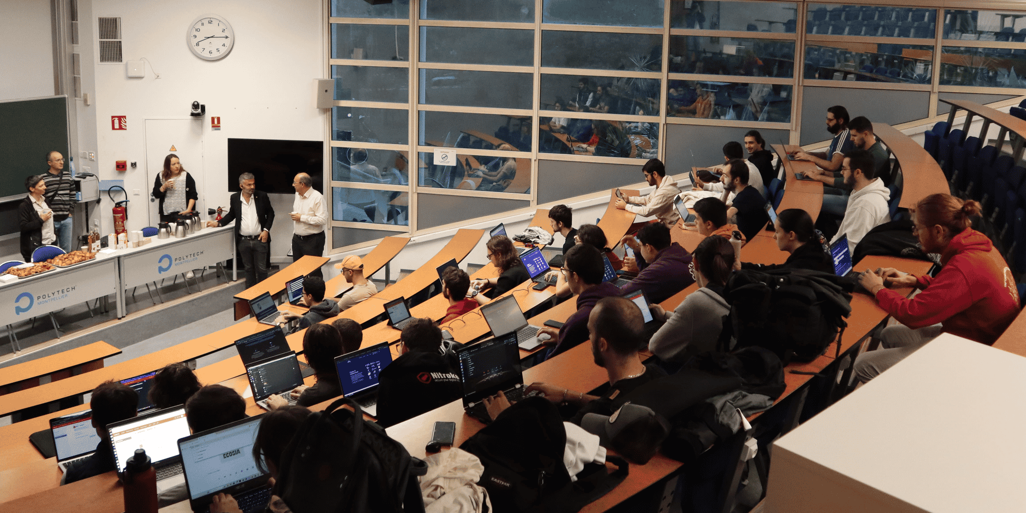 Les étudiants Polytech de l’Université de Montpellier ont testé la version préliminaire de l'AICET en octobre 2023.