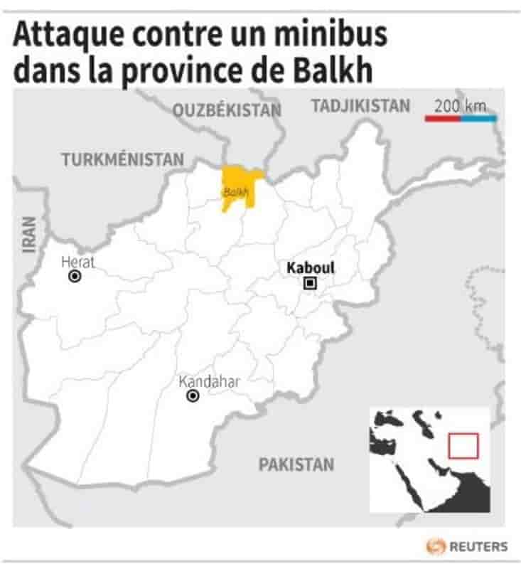Attaque contre un minibus en afghanistan