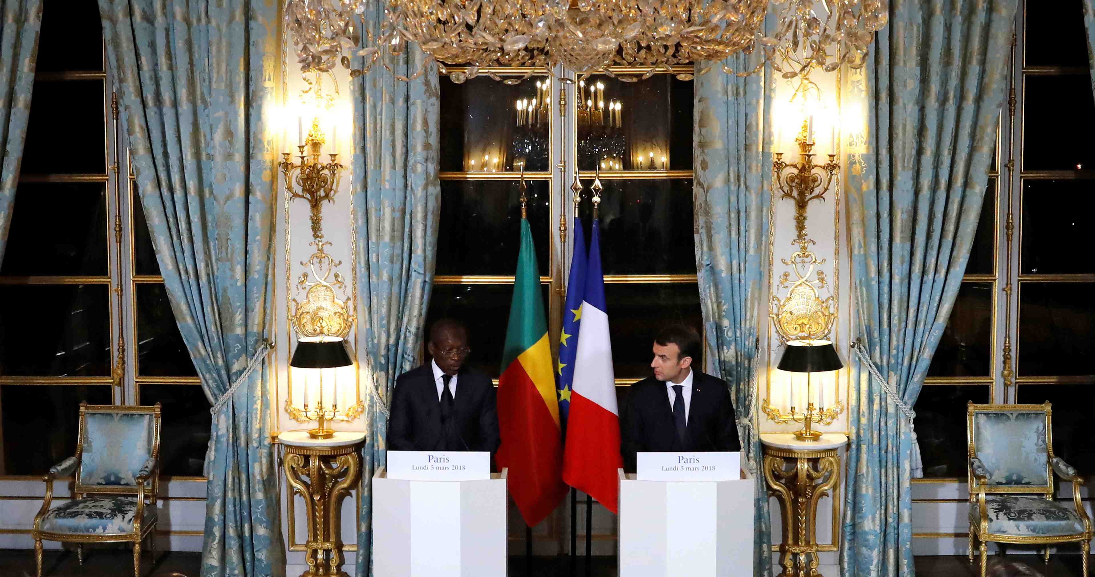 Macron Talon Bénin France