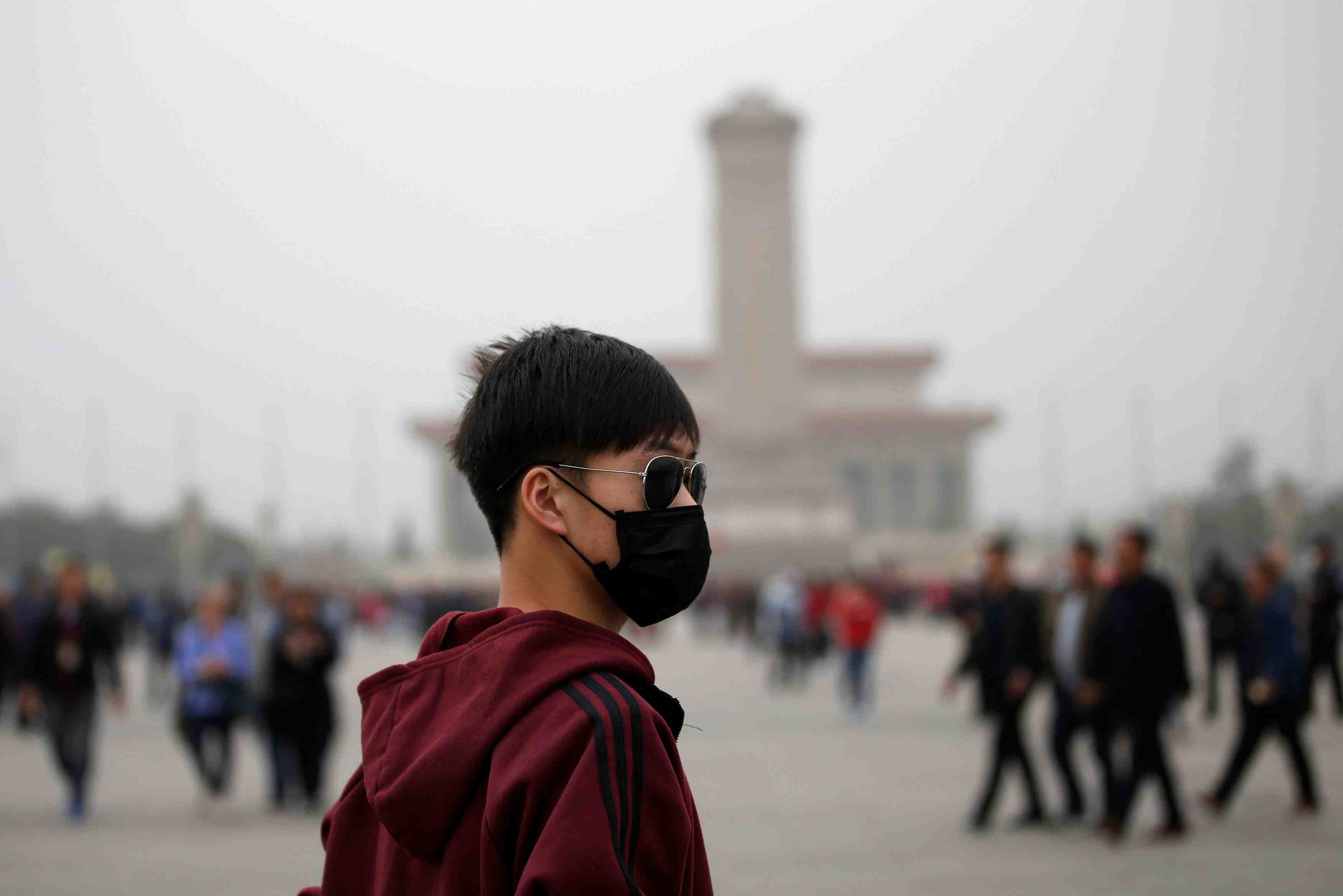 Une tempete de sable fait grimper la pollution a pekin