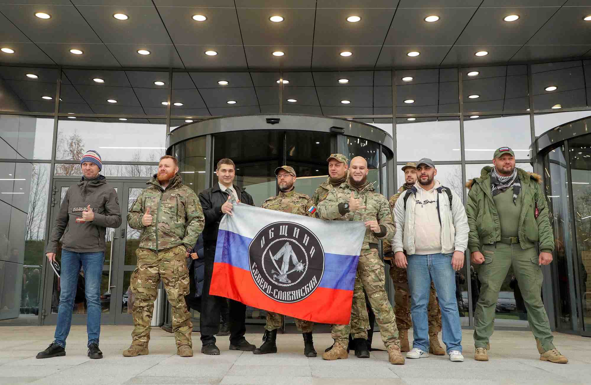 Le centre prive de groupes militaires wagner ouvre a saint-petersbourg