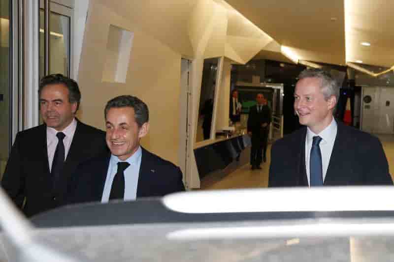 Nicolas Sarkozy et Bruno Le Maire ensemble au congrès de la CDU
