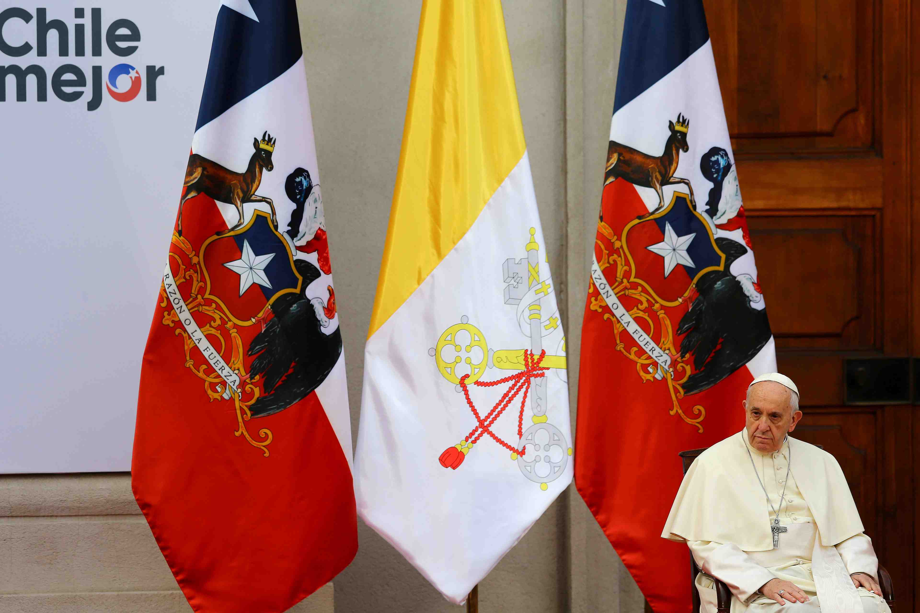 Le pape au chili dit sa douleur et sa honte face a la pedophilie