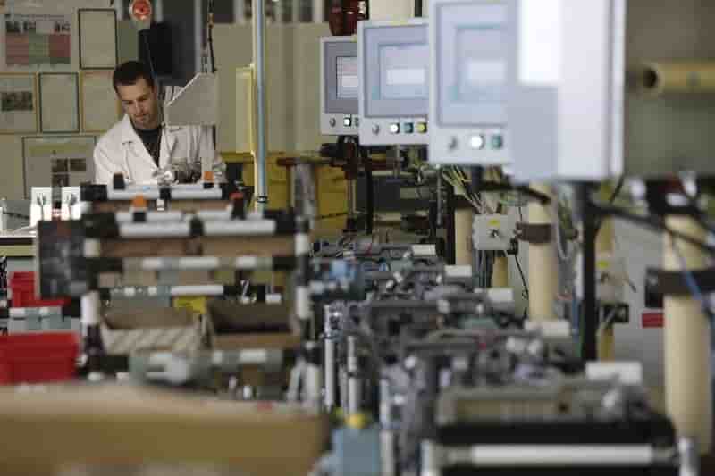 Recul des prix a la production en decembre