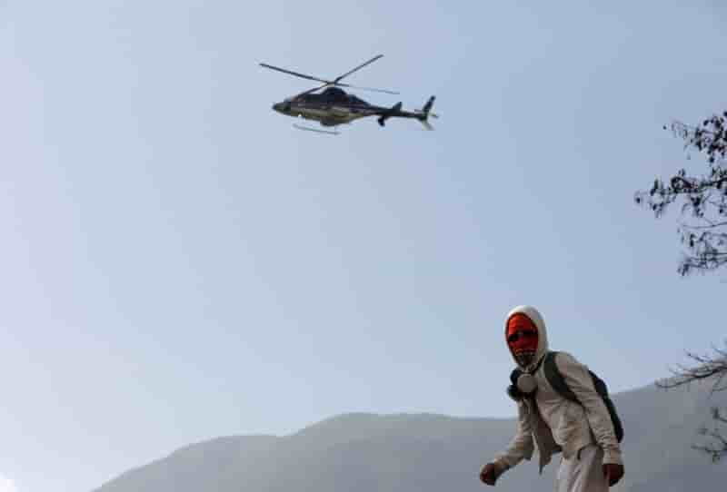 Attaque a l'helicoptere contre la cour supreme a caracas