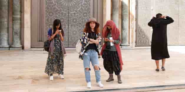 Touristes chinois au Maroc
