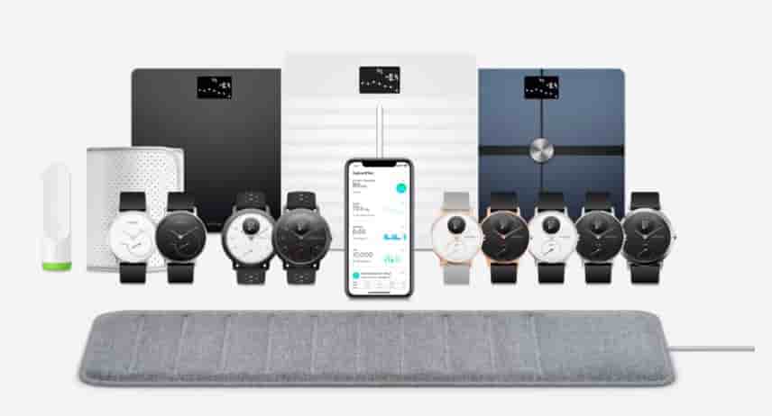 Les objets connectés de Withings.