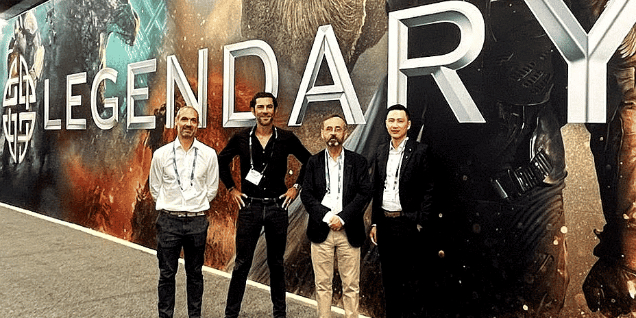Bruno Granja (président de Studios Occitanie Méditerranée), Roch Angelotti (DG du groupe Angelotti) et Robert Ménard (maire de Béziers et président de Béziers Méditerranée Agglo)  étaient en direct du salon Licensing Expo de Las Vegas le 24 mai 2022.