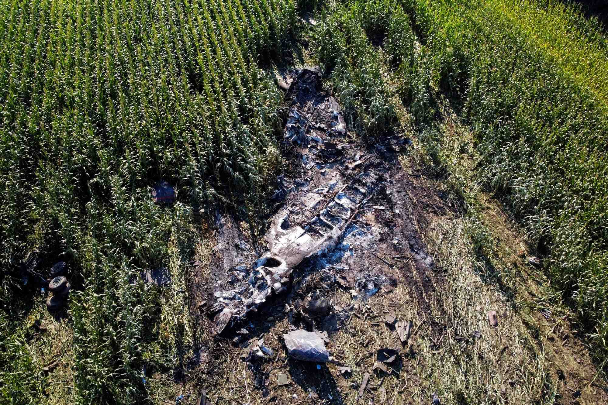 Un avion cargo s'ecrase dans le nord de la grece