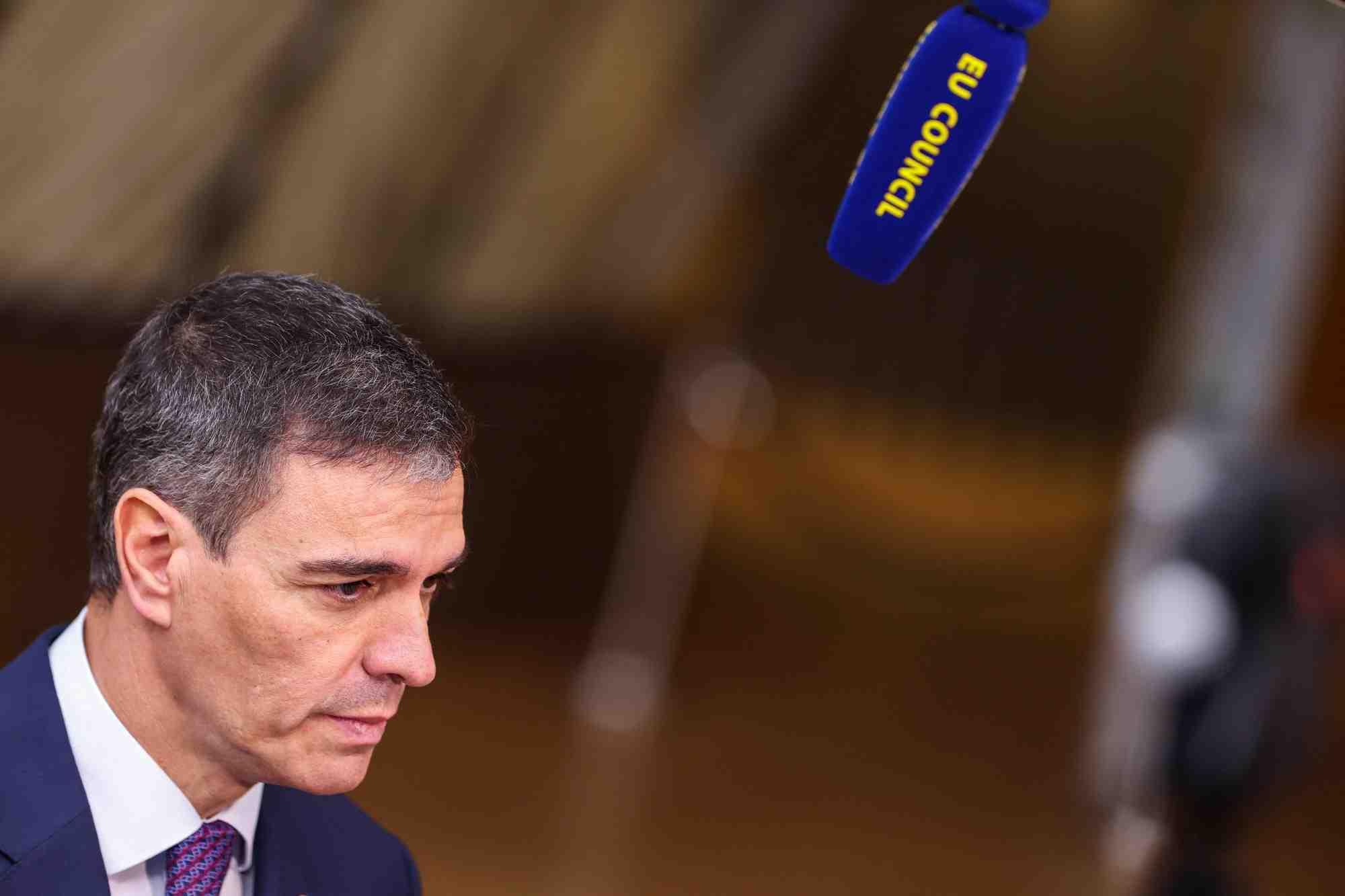 Le premier ministre espagnol pedro sanchez