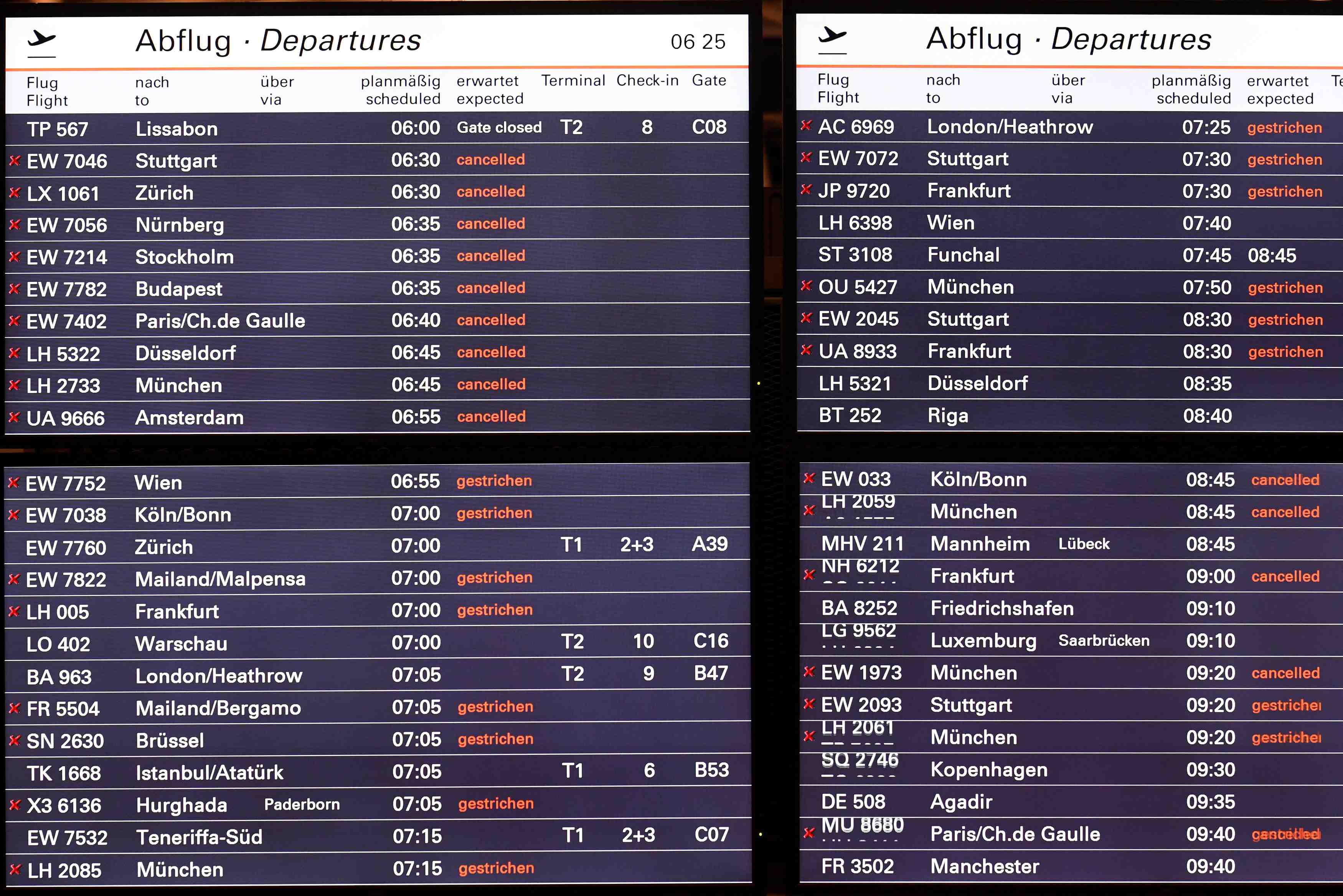 Aeroports allemands: accord entre patronat et agents de securite