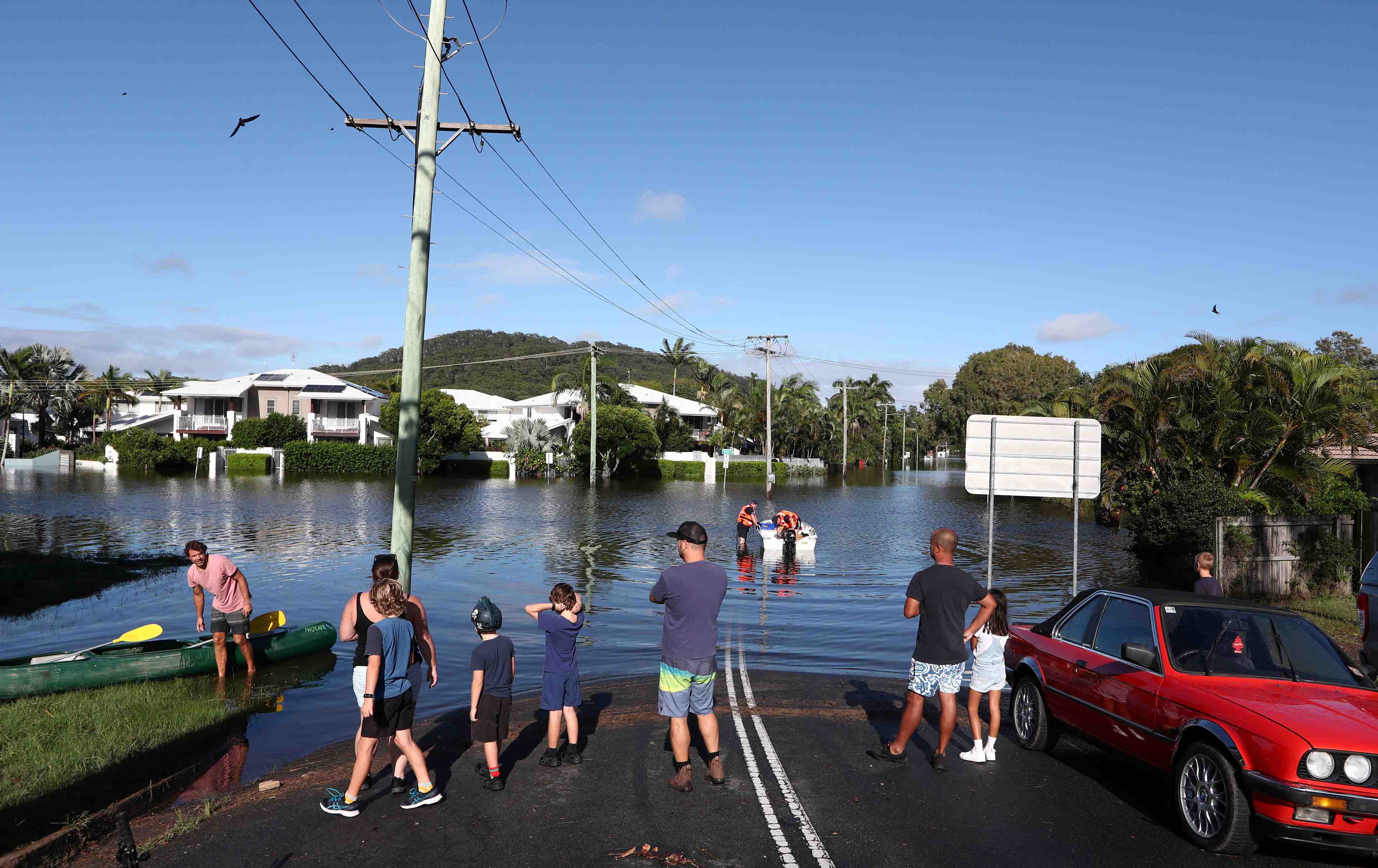 Australie: evacuations dans la region de sydney a l'approche des pluies