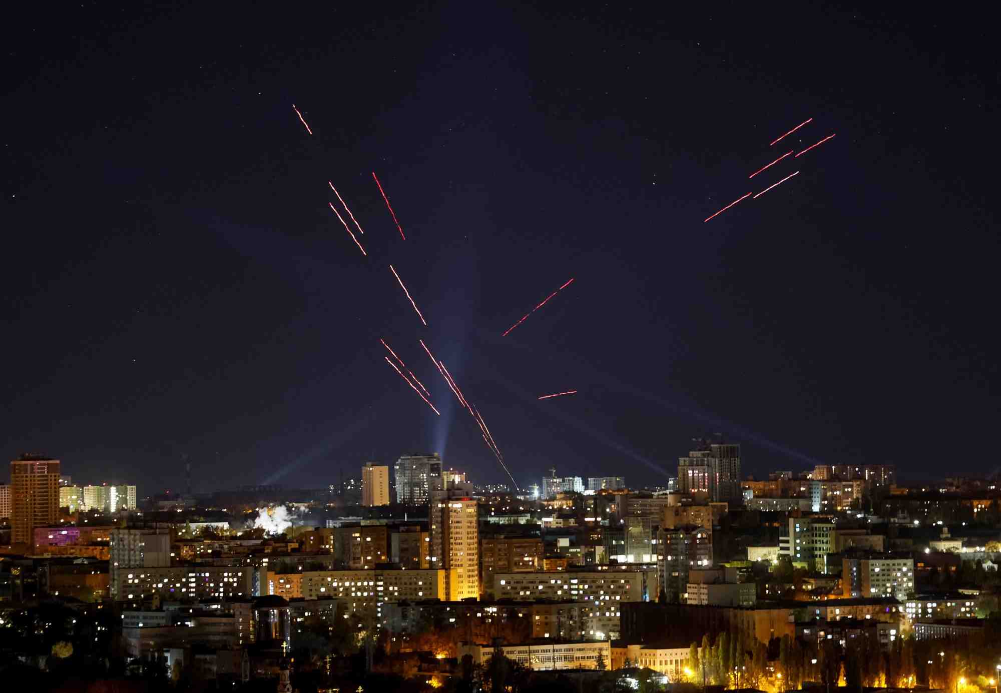 Frappe de drone russe a kiev