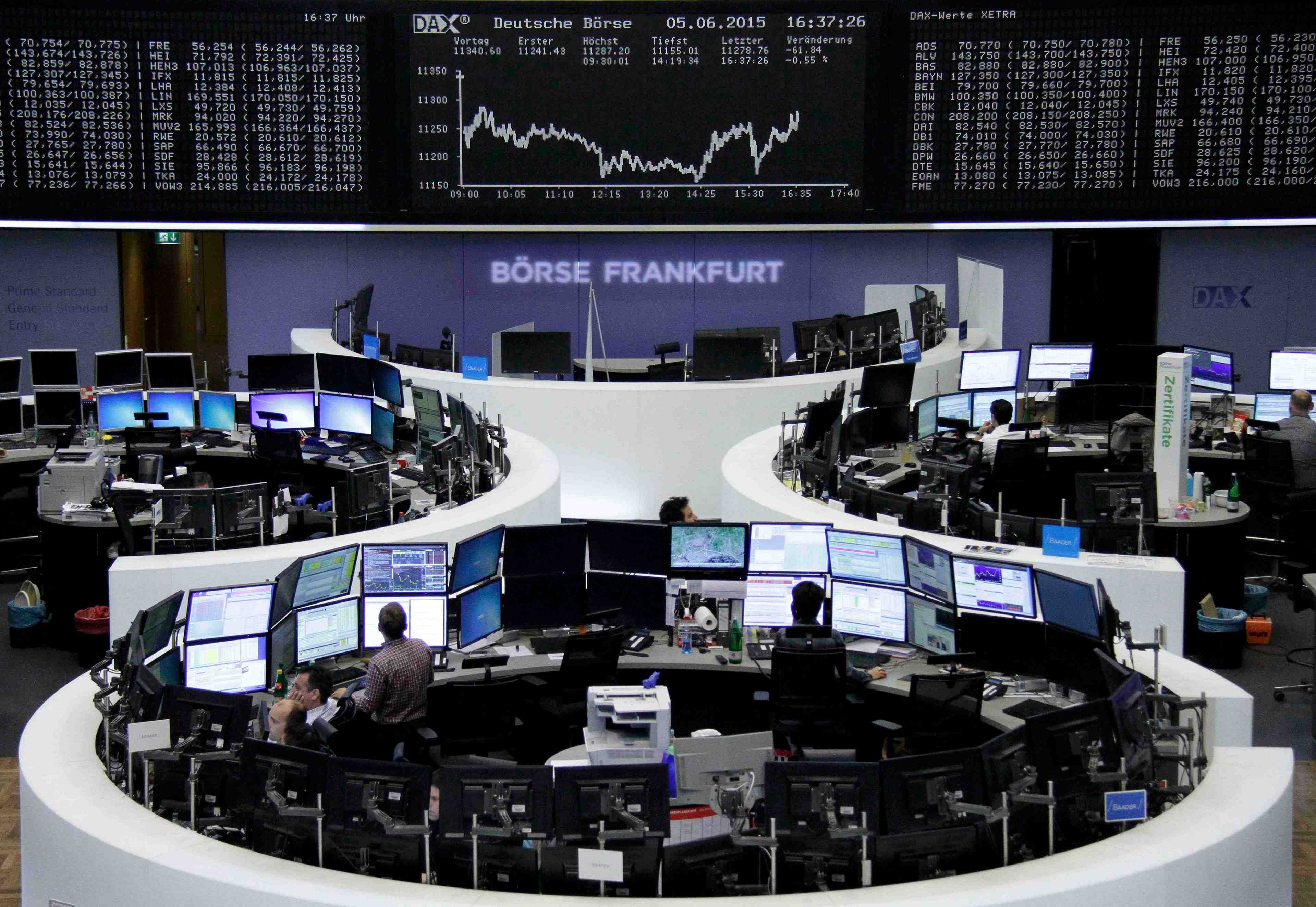 Le dossier grec pese sur les marches europeens