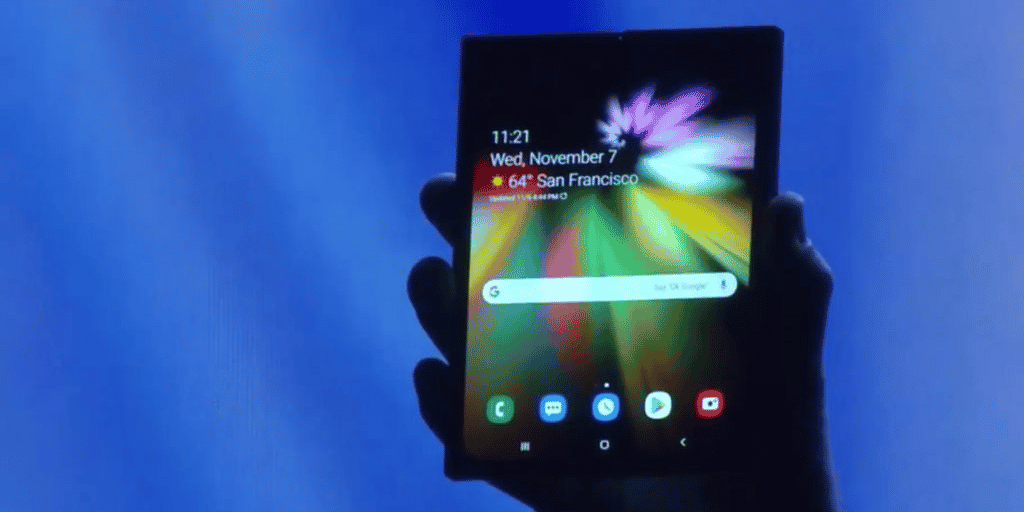Samsung écran pliable smartphone