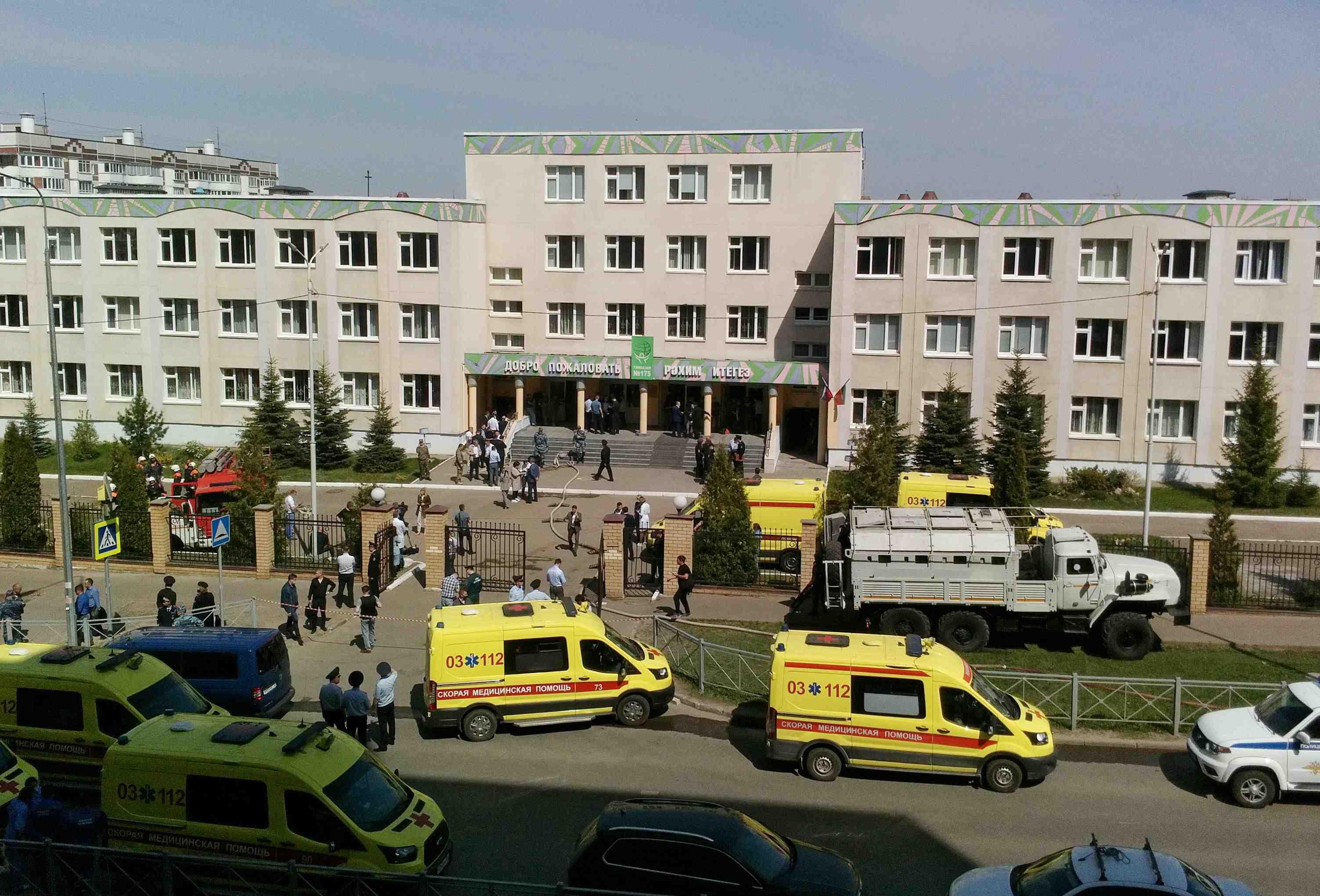 Sept morts dans une fusillade dans une ecole en russie, plusieurs blesses
